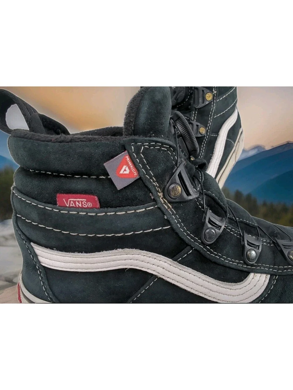 Vans Ultrarange Exo Hi MTE 1 Shoes Boots Mens 6 Women 7.5 38 Black Gum Primaloft